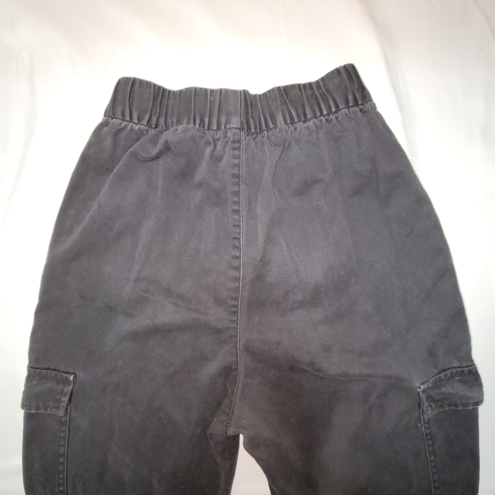 Divided By H&M High-rise Cargo Black Joggers Women's Size 0 - Picture 4 of 10